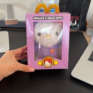 McDonald’s Grimace x Hello Kitty plush toy